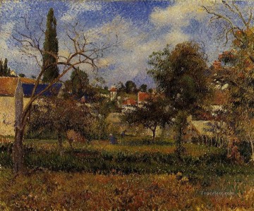 家庭菜園ポントワーズ 1881年 カミーユ・ピサロ Oil Paintings
